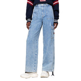 Jeans Donna Tommy Jeans Claire Blu Denim | NonSoloSport