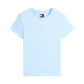 T-Shirt Donna Tommy Jeans Linear Logo Azzurro | NonSoloSport