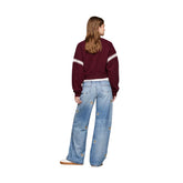 Felpa Donna Tommy Jeans Prep Rosso | NonSoloSport