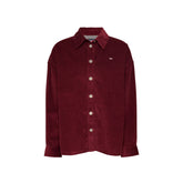 Camicia Donna Tommy Jeans Relaxed Fit Rosso | NonSoloSport