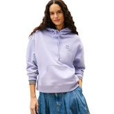 Felpa Donna Tommy Jeans Boxy Badge Lilla | NonSoloSport