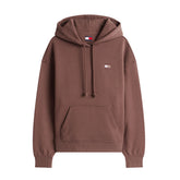 Felpa Donna Tommy Jeans Boxy Badge Marrone | NonSoloSport