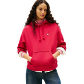 Felpa Donna Tommy Jeans Distintivo Rosso | NonSoloSport
