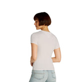 T-Shirt Donna Tommy Jeans Slim Ess Logo Bianco | NonSoloSport