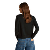 Maglione Donna Tommy Jeans Essential V Neck Nero | NonSoloSport