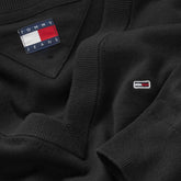Maglione Donna Tommy Jeans Essential V Neck Nero | NonSoloSport
