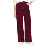 Pantalone Donna Tommy Jeans Velluto Rosso | NonSoloSport