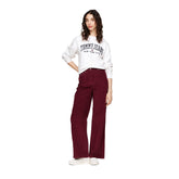 Pantalone Donna Tommy Jeans Velluto Rosso | NonSoloSport