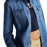 Camicia Donna Tommy Jeans Western Blu | NonSoloSport