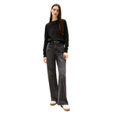 Maglione Donna Tommy Jeans Essential Nero | NonSoloSport