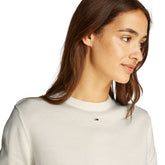 Maglione Donna Tommy Jeans Essential Bianco | NonSoloSport