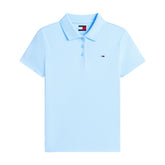 Polo Donna Tommy Jeans Slim Fit Azzurro | NonSoloSport