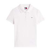 Polo Donna Tommy Jeans Mm Ess Bianco Ecru | NonSoloSport