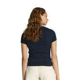 T-Shirt Donna Tommy Jeans Tonal Linear Blu | NonSoloSport