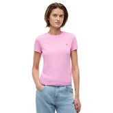 T-Shirt Donna Tommy Jeans Slim Rosa | NonSoloSport