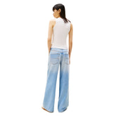 Canotta Donna Tommy Jeans Rib Ess Bianco Ecru | NonSoloSport