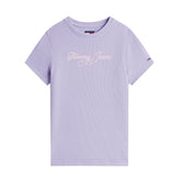 T-Shirt Donna Tommy Jeans Essential Lilla | NonSoloSport