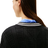 Maglione Donna Tommy Jeans Intrecciata Nero | NonSoloSport