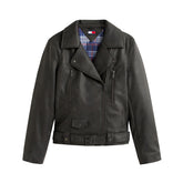 Giacca Donna Tommy Jeans Biker Nero | NonSoloSport