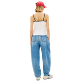 Canotta Donna Tommy Jeans Badge Bianco | NonSoloSport