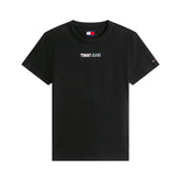 T-Shirt Donna Tommy Jeans Logo Nero | NonSoloSport