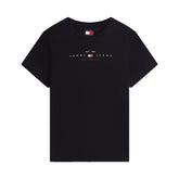 T-Shirt Donna Tommy Jeans Regular Linear Nero | NonSoloSport