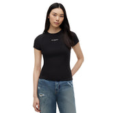 T-Shirt Donna Tommy Jeans Slim Fit Nero | NonSoloSport