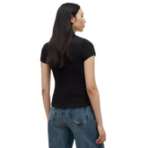 T-Shirt Donna Tommy Jeans Slim Fit Nero | NonSoloSport