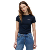 T-Shirt Donna Tommy Jeans Slim Fit Blu | NonSoloSport