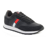 Tommy Jeans Retro Mix Runner Uomo Nero Bianco | NonSoloSport