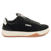 Sneakers Donna Tommy Stringate Camoscio Nero | NonSoloSport