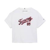 Tommy Jeans T-Shirt College Bambino Bianco | NonSoloSport
