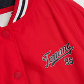Tommy Jeans Bomber Varsity Uomo Rosso | NonSoloSport