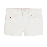 Tommy Jeans Short White Bambino Bianco | NonSoloSport