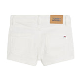 Tommy Jeans Short White Bambino Bianco | NonSoloSport