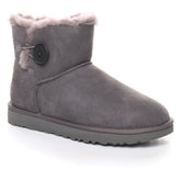 Ugg Mini Bailey Button II Donna Grey | NonSoloSport