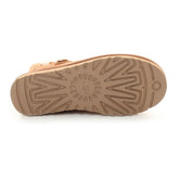 Boots Donna Ugg Mini Bailey Button Bling Chestnut Gold | NonSoloSport
