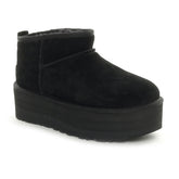 Boots Donna Ugg Classic Ultra Mini Platform Nero | NonSoloSport