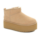 Boots Donna Ugg Classic Ultra Mini Platform Beige | NonSoloSport