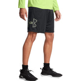 Shorts Uomo Under Armour Tech Graphic Nero Verde | NonSoloSport