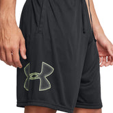 Shorts Uomo Under Armour Tech Graphic Nero Verde | NonSoloSport