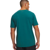 T-Shirt Uomo Under Armour Left Chest Logo Verde | NonSoloSport