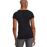 Under Armour T-Shirt Ua Hg Armour Ss Donna Nero | NonSoloSport
