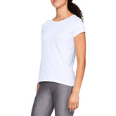 Under Armour Hg Armour Ss Donna Bianco | NonSoloSport