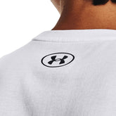 Canotta Uomo Under Armour Left Chest Cut-Off Bianco | NonSoloSport