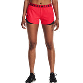 Short Donna Under Armour Play Up 3.0 Rosso | NonSoloSport