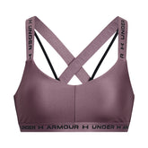 Under Armour Reggiseno Sportivo Crossback Low Donna Viola | NonSoloSport