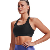 Under Armour Reggiseno Armour Mid Crossback Donna Nero | NonSoloSport