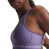 Bra Donna Under Armour Mid Crossback Viola | NonSoloSport