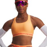 Bra Donna Under Armour Mid Crossback Arancione | NonSoloSport
